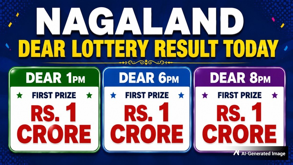 Nagaland Dear Lottery Result Today – Live Updates 1 PM, 6 PM, 8 PM