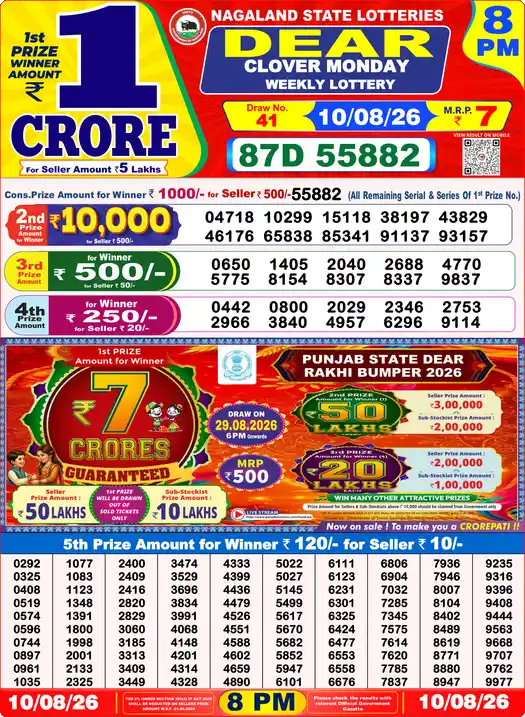 Lucky Sunday result